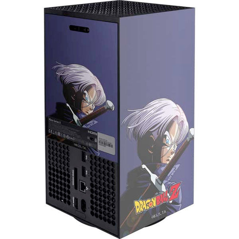 Dragon Ball Z Trunks Portrait XBox Series X Digital Edition Console Skin